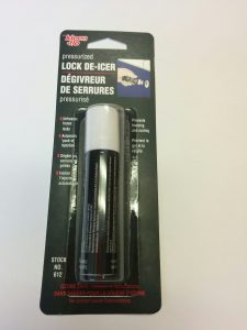 Lock De-Icer Aerosol