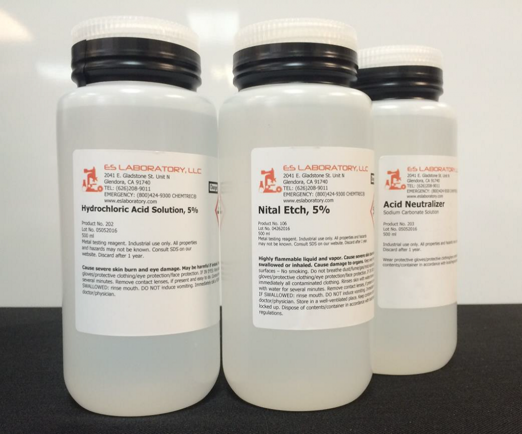 ES Laboratory Etch Test Kit IR Supplies and Services