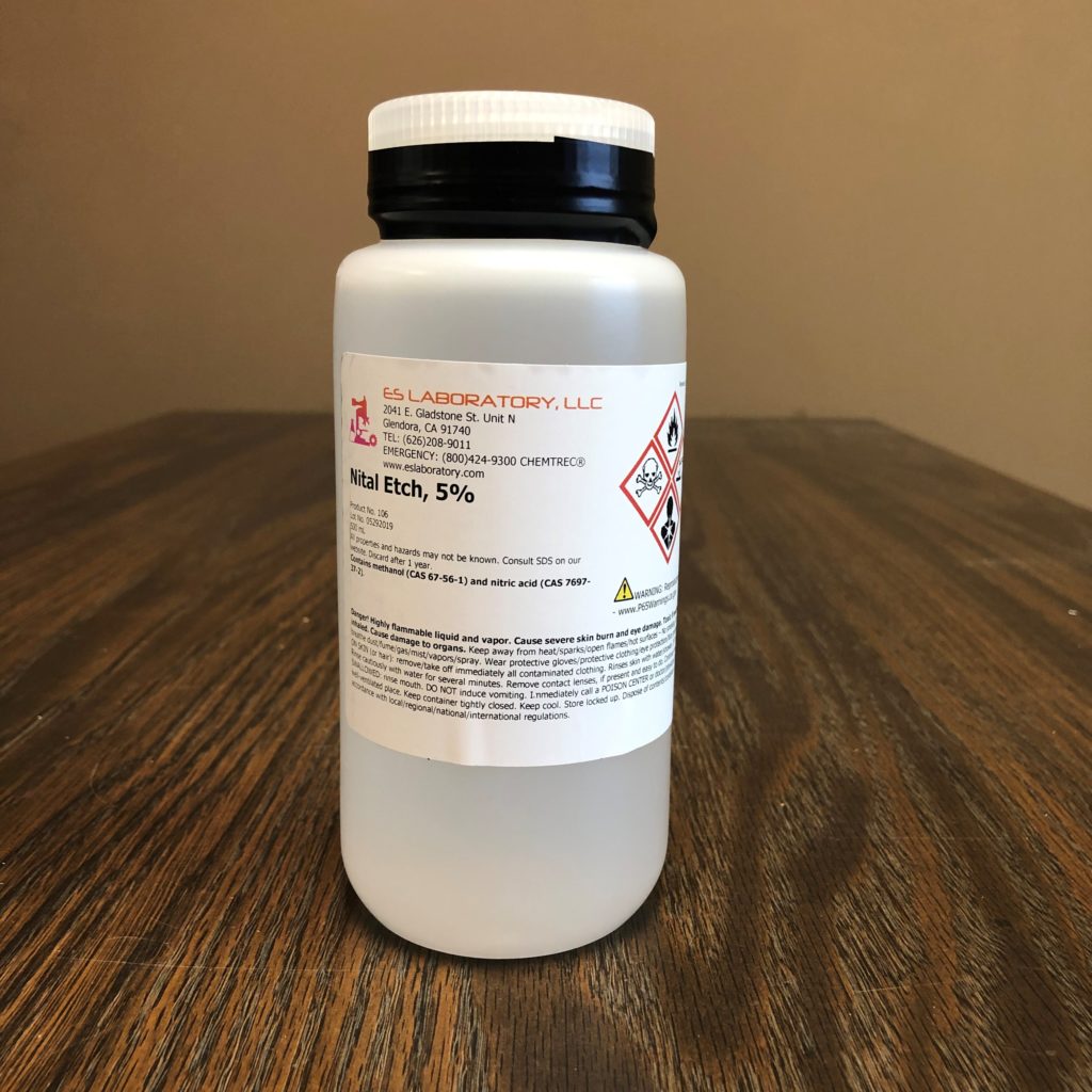 ES Laboratory Nital Etch 5 IR Supplies and Services