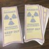 Exposure Replacement Decal for Radiation Sandwich Board