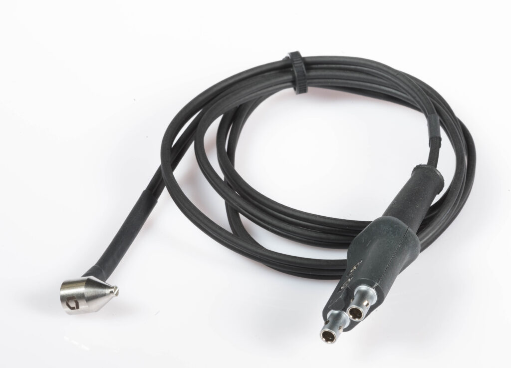 Small Probe Small Footprint Thin Materials Probe, 10 MHz, 0.12” Contact Dia ...