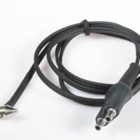 Small Footprint Thin Materials Probe, 10 MHz, 0.12” Contact Dia., - fingertip style with Potted Cable