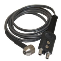 Small Footprint Fingertip Probe, 7.5 MHz, 0.28” Contact Dia., with Potted Cable