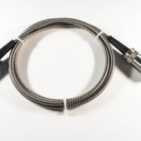 Armor Jacketed Probe Cable, Straight Inst.  End Connector